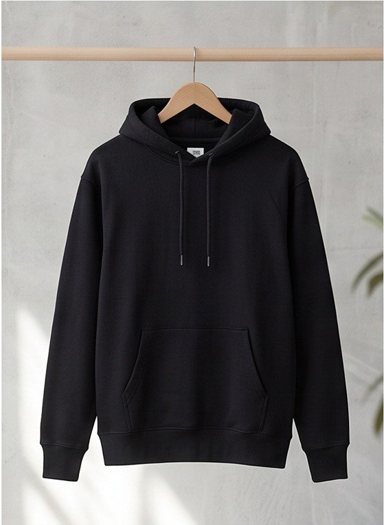 Hoodie Basic Black