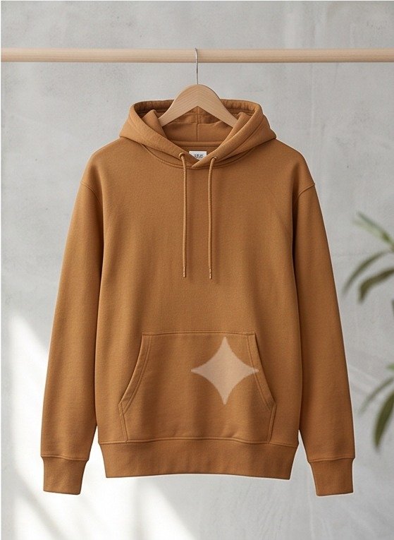 Hoodie Signature Rust Brown
