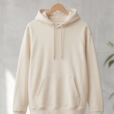 Hoodie Basic Cream