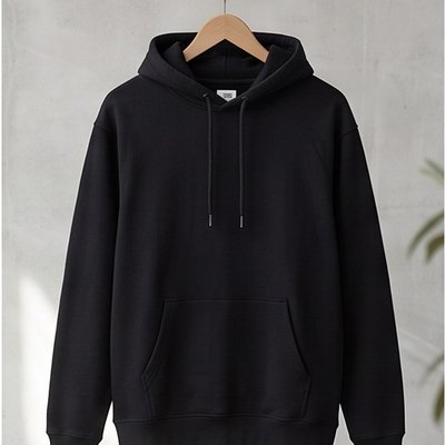 Hoodie Basic Black